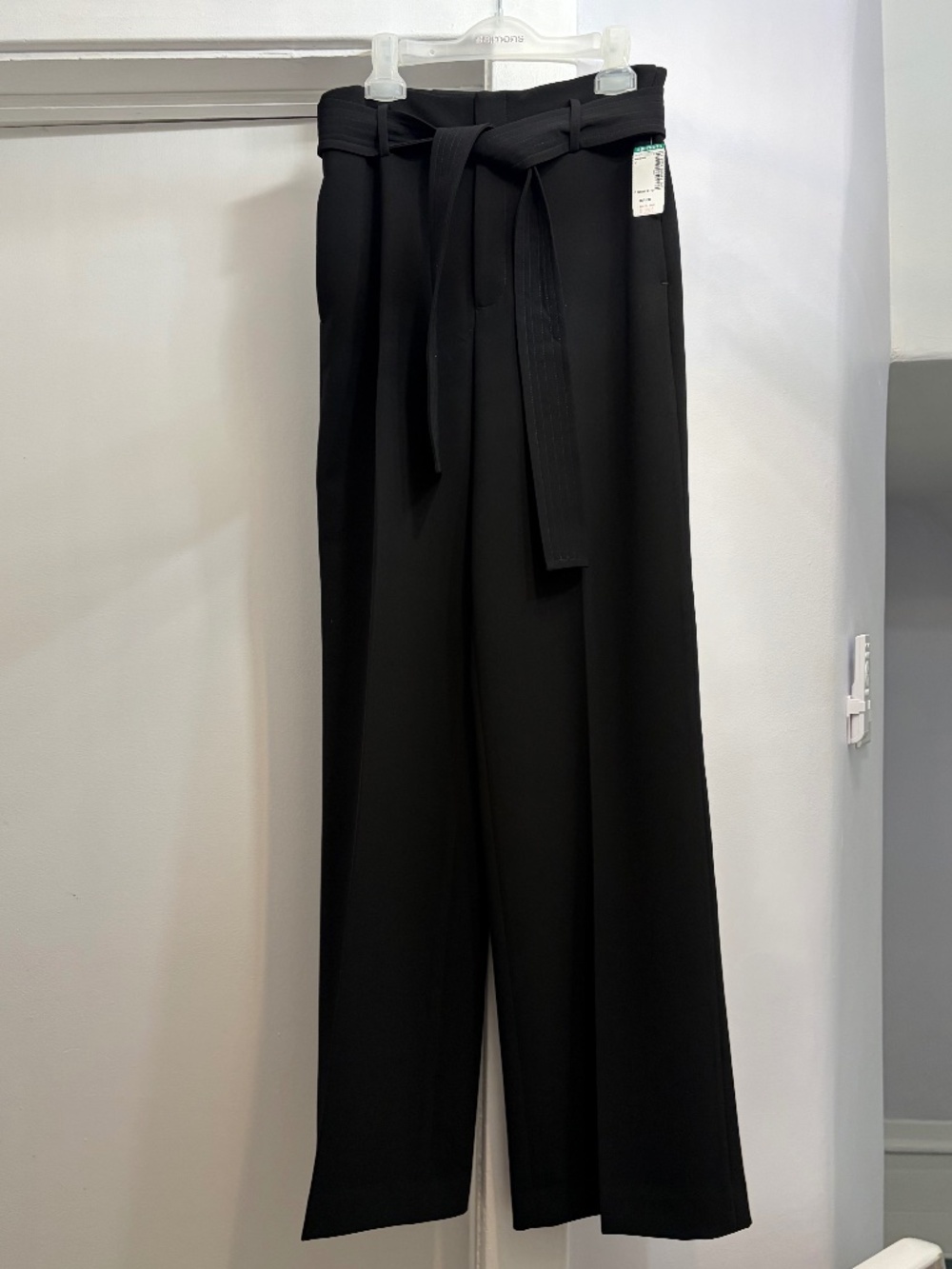 Simons (4/S) Contempioraine tie-waist trousers, straight leg, flowy, pockets!